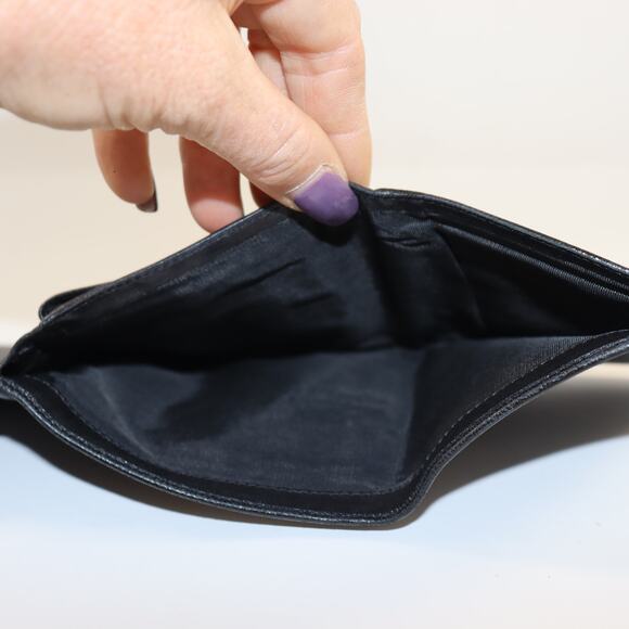 Prada Vintage Black Leather Tri-Fold Wallet - Picture 8 of 10